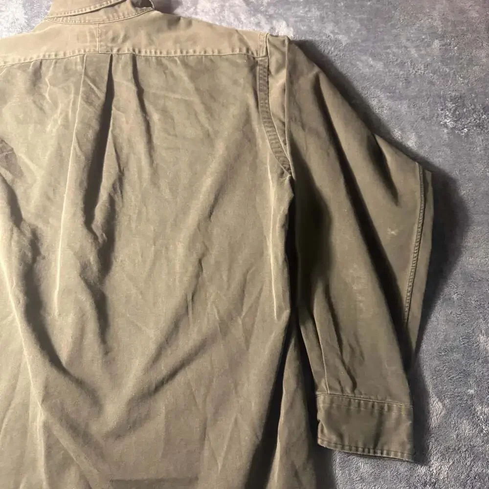 Polo Ralph Lauren Long Sleeve Button Down Shirt in Dark Green